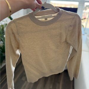 Zara Girls Beige Long Sleeve Sweater